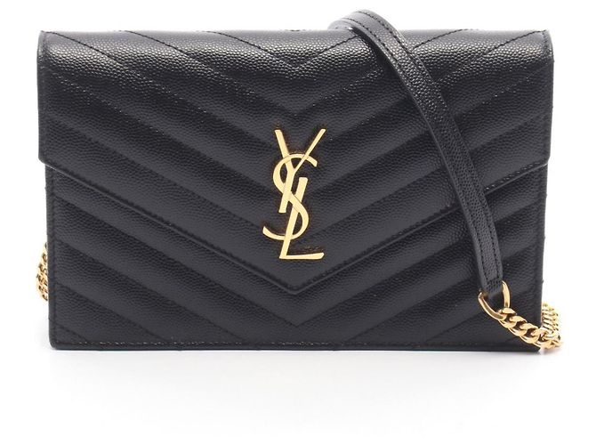 Borsa a Spalla Cassandra Envelope Yves Saint Laurent Nero 