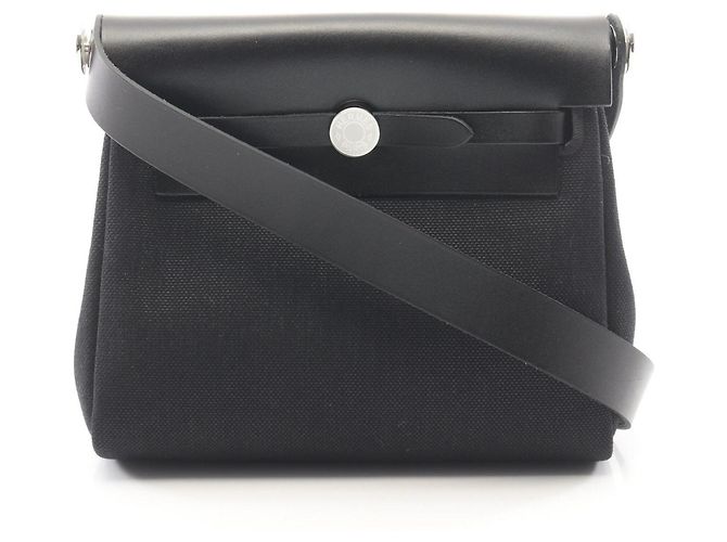 Borsa a tracolla Hermès Herbag Zip Mini Nero