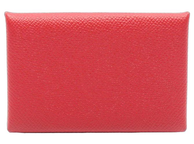 Hermès Monedero Calvi Vermilion Hermes Roja