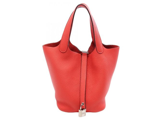 Hermès Bolso Hermes Picotin Lock PM en Rose Jaipur Rosa