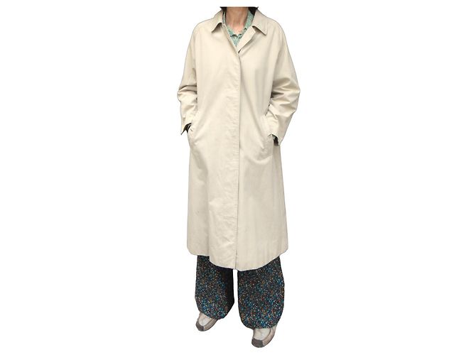 Gabardina Burberrys beige de algodón
