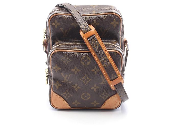 Bolsa de Ombro/Bolsa de Mão Louis Vuitton Amazon Monogram Marrom Monograma