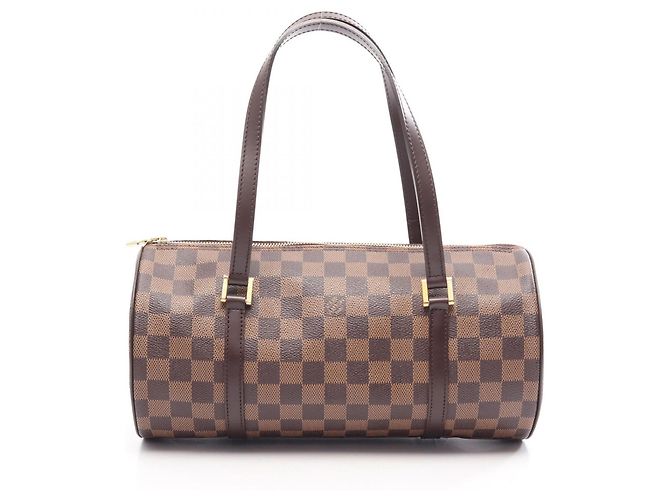 Sac à main Louis Vuitton Papillon 30 Marron Damier ebène