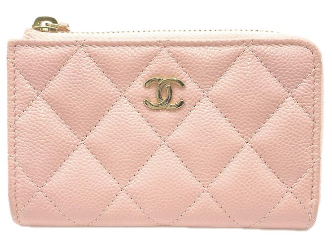 Monedero Matelassé Chanel en rosa