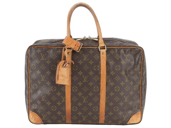 Sac cabas en cuir Louis Vuitton Monogram Sirius 45 Marron