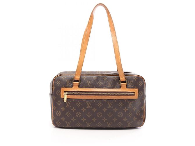 Bolsa de Ombro Louis Vuitton Cite GM Monogram Marrom Monograma