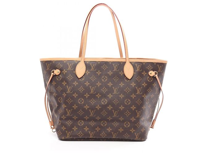 Bolsa Tote Louis Vuitton Neverfull MM Marrom Monograma