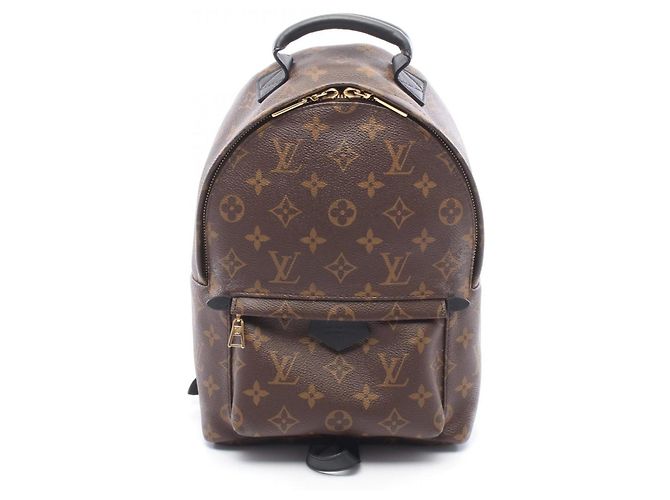 Louis Vuitton Palm Springs PM Monogram Rucksack Braun Schwarz Monogramm