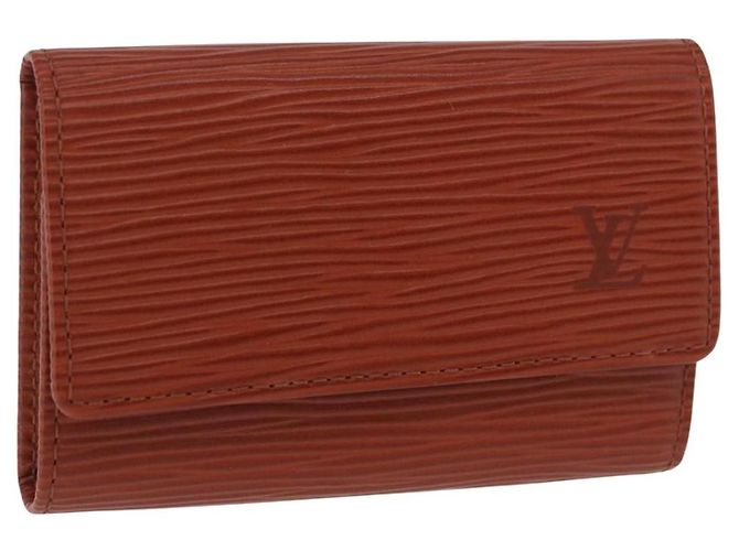 LOUIS VUITTON Epi Multicles 6 Key Case Brown M63813 LV Auth 186605A
