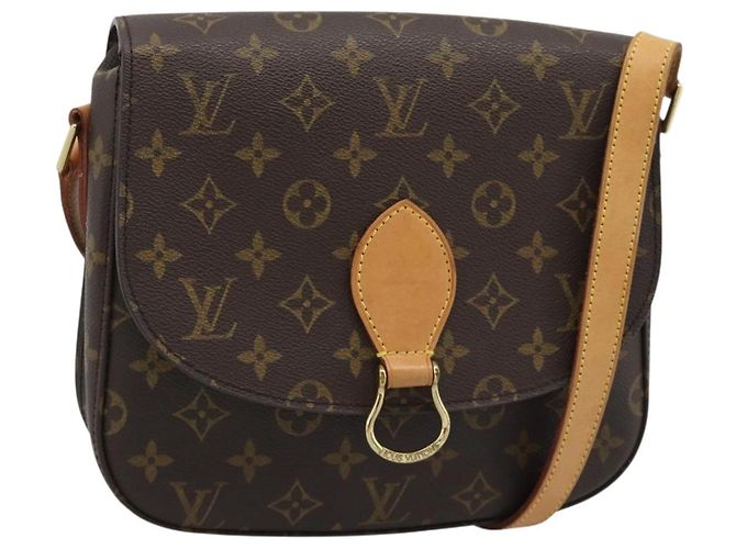 LOUIS VUITTON Bolsa de Ombro Monogram Saint Cloud GM M51242 LV Auth 191129V Monograma