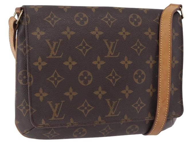 LOUIS VUITTON Bolso de Hombro Monogram Musette Tango M51257 LV Auth BA14398A Monograma
