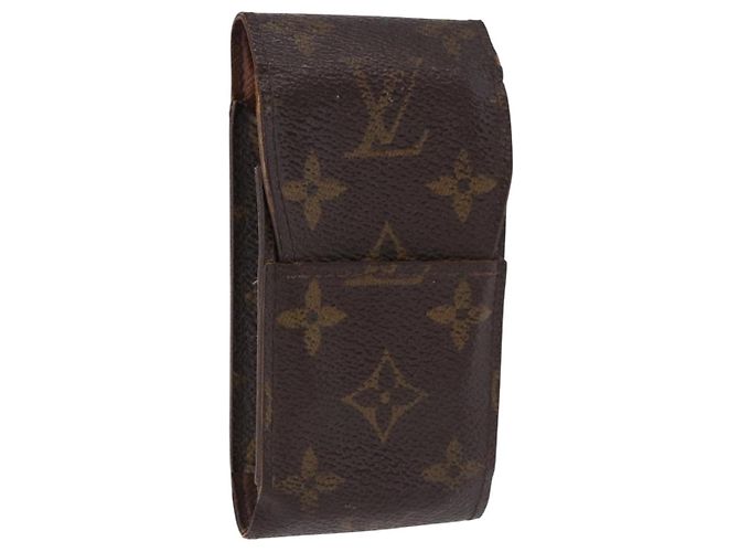 LOUIS VUITTON Monogram Etui Cigarette Case M63024 LV Auth BA14341