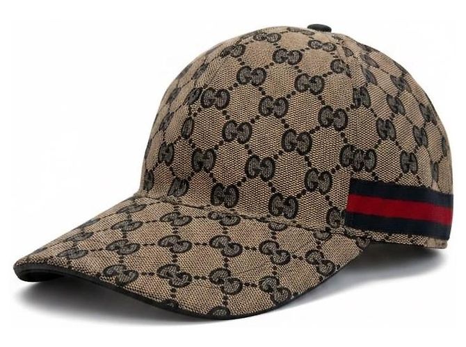 Gorra Gucci GG Supreme de lona Beige Monograma