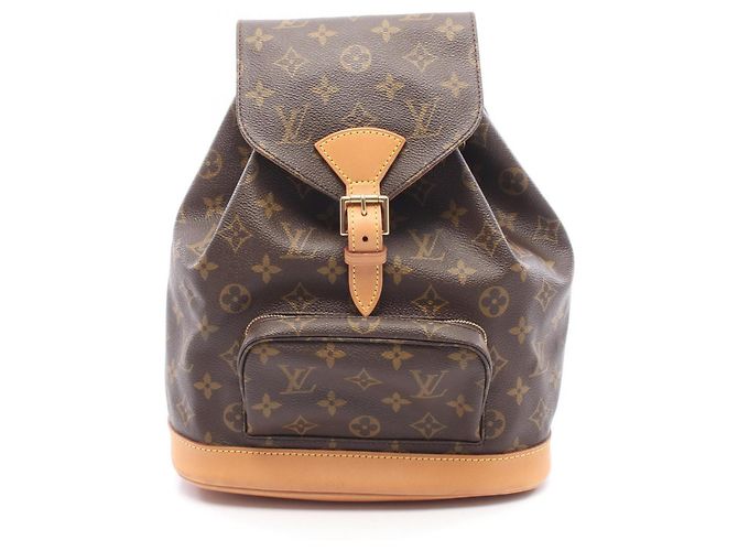 Louis Vuitton Montsouris MM Backpack Brown Monogram