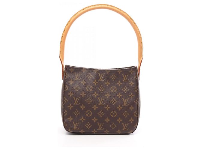 Borsa a Spalla Louis Vuitton Looping MM Marrone Monogramma