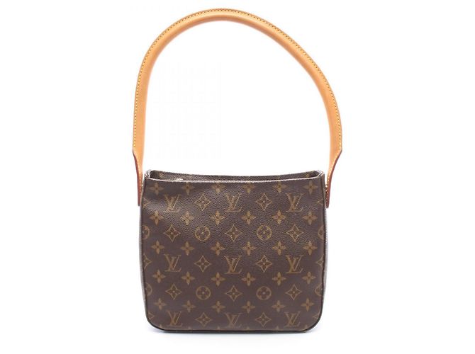 Bolsa de Ombro Louis Vuitton Looping MM Marrom Monograma