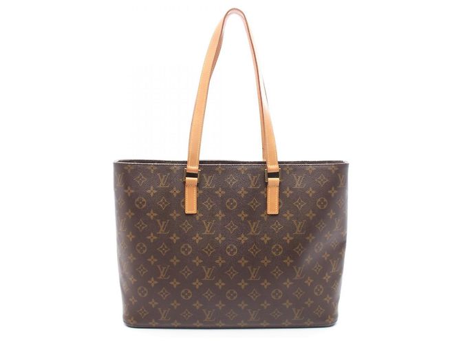 Louis Vuitton Luco Tote Bag Brown Monogram