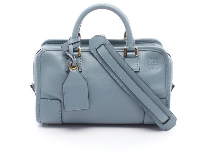 2-Way Handtasche Loewe Amazona 23 Blau