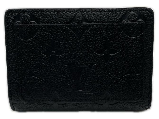 Louis Vuitton Monogram Empreinte Bi-fold Wallet Black
