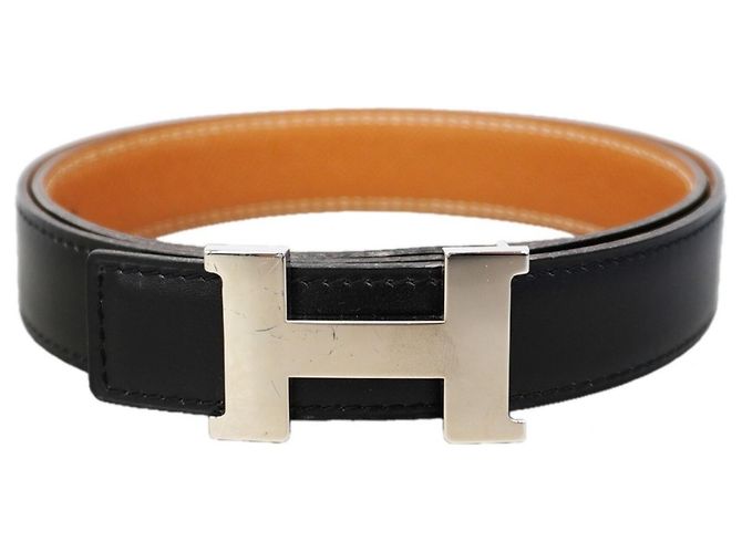 Hermès Cinturón Constance Hermes Negro