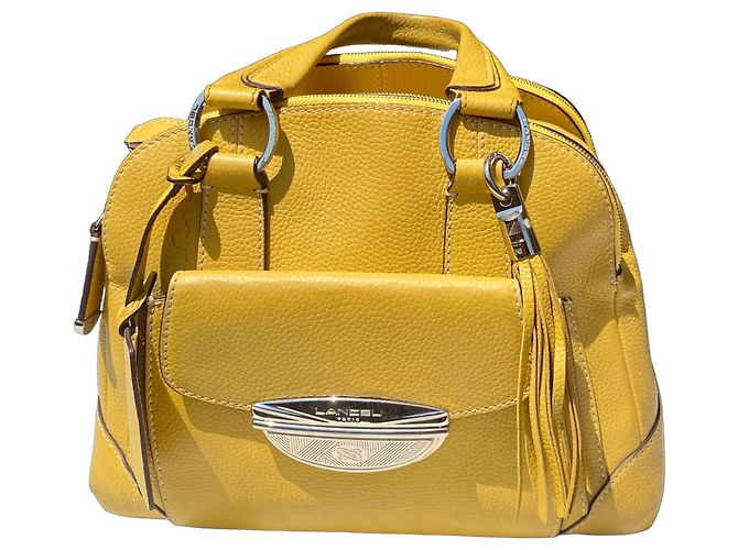 Lancel Borsa in pelle gialla Giallo