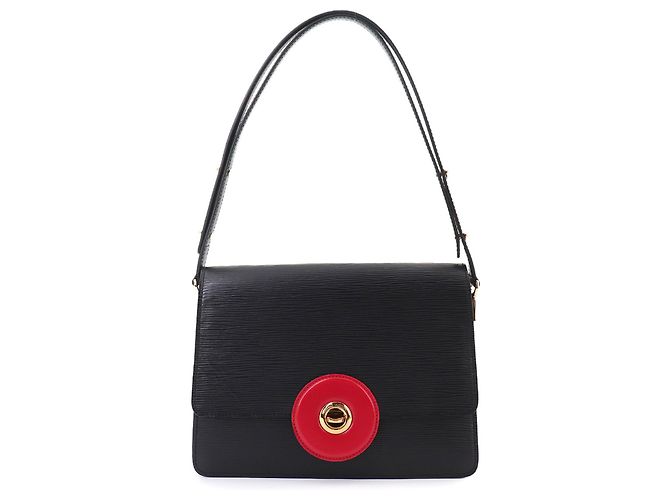 Borsa a Spalla Louis Vuitton Epi Friedland Nero Rosso