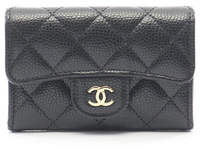 Tarjetero Classic Flap Chanel Negro