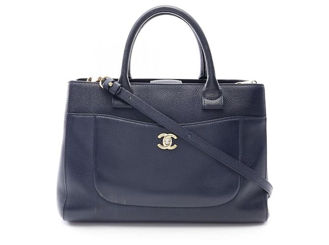 Sac cabas Chanel Neo Executive Bleu Marine
