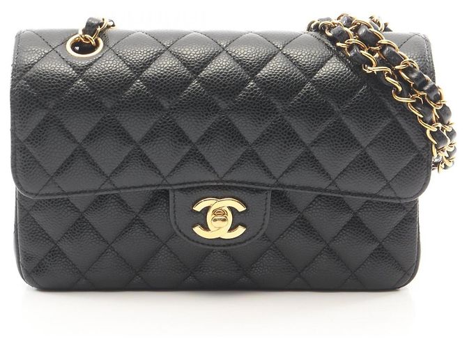 Borsa a Spalla Chanel Matelassé Double Flap Nero