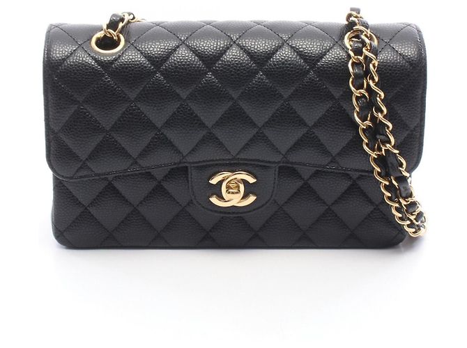 Borsa a Spalla Chanel Matelassé Double Flap Nero