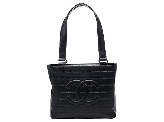 Sac cabas Chanel Coco Mark Chocolate Bar Noir