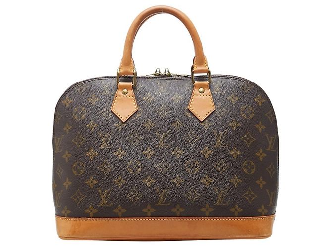 Borsa Louis Vuitton Monogram Alma PM Marrone