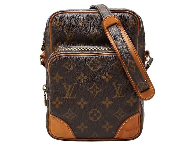 Bolsa Transversal Louis Vuitton Monogram Amazon Marrom
