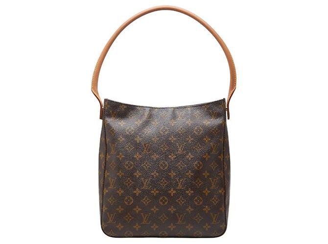 Bolsa de Ombro Louis Vuitton Monogram Looping GM Marrom
