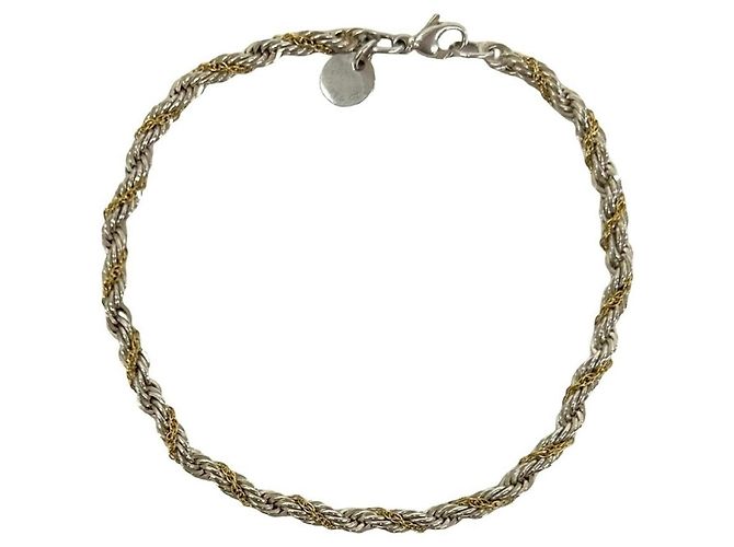 Tiffany & Co Tiffany Twist Rope Armband Silber Golden