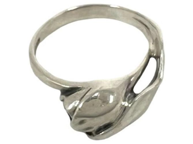 Tiffany & Co. Tulip Band Ring Silber