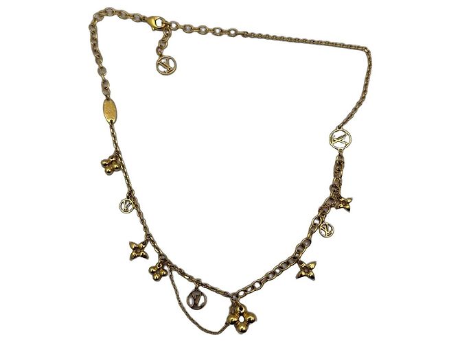 Collana Louis Vuitton Monogram con Charm D'oro
