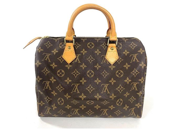 Bolso Louis Vuitton Speedy 30 Castaño Monograma
