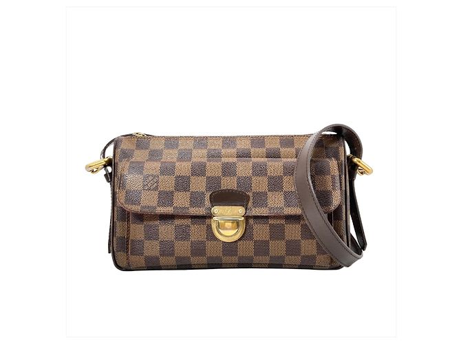 Borsa a Spalla Louis Vuitton Ravello GM Marrone Damier ebene