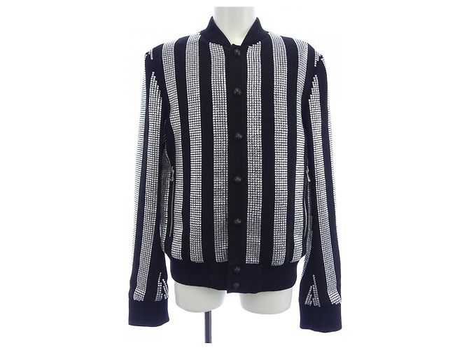Autre Marque Blouson Balmain Preto Prata