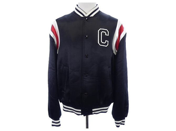 Céline Celine 2W867532T Blouson Schwarz Weiß