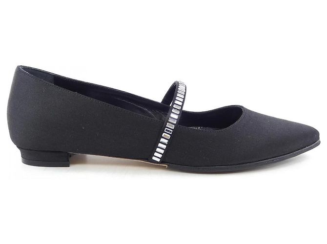 Chaussures plates Manolo Blahnik Noir