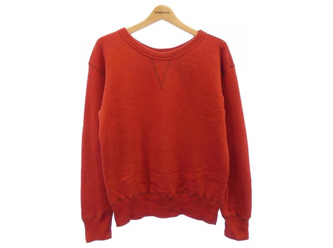 Autre Marque WARE HOUSE Baumwoll-Sweatshirt Rot