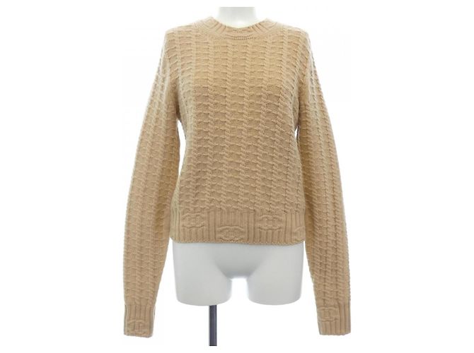 Chanel Kaschmirstrickware Beige