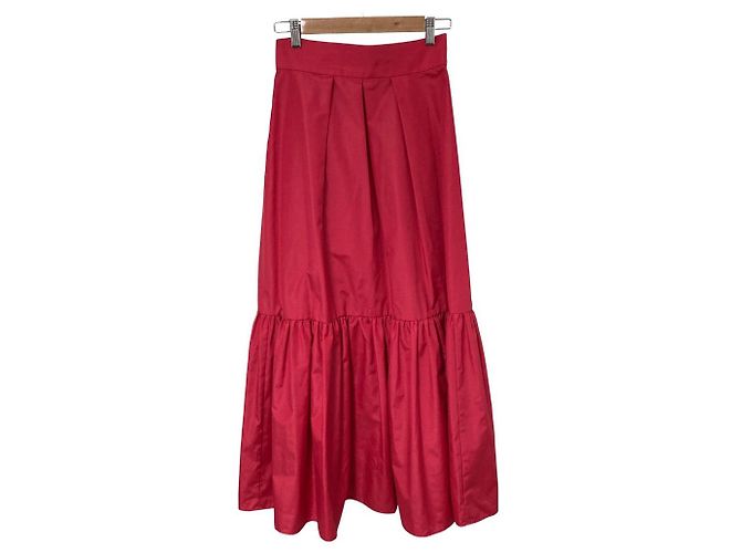 Autre Marque Tiara Taffeta Langer Rock Rot