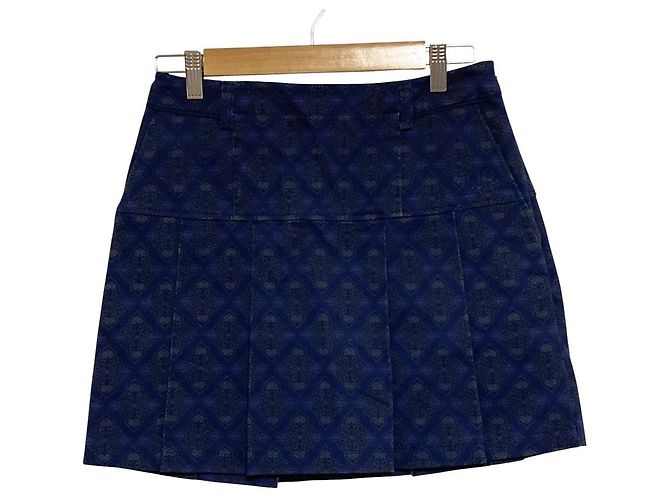 Autre Marque Falda de golf Callaway con estampado damasco Azul Azul marino