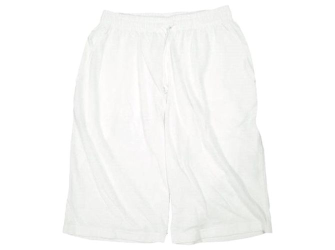 Autre Marque Short de malha de algodão COMOLI Branco