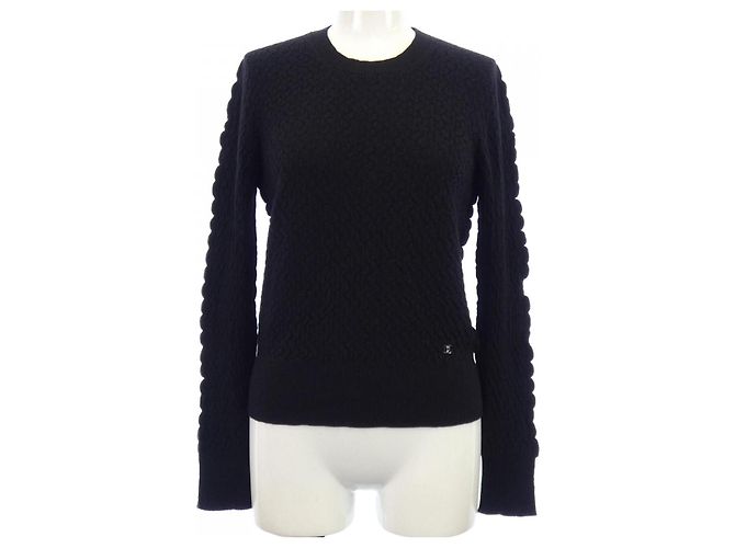 Chanel METIERS D'ART Cashmere Pullover Black