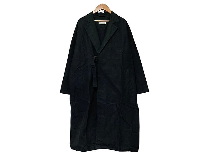 Autre Marque PAR ICI Casaco Long Oversize Preto