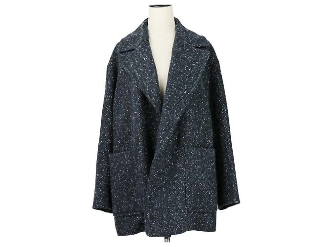 Autre Marque Abrigo TOMORROWLAND .B Classic Homespun Castaño Negro